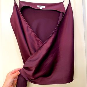 The Satin Wrap Tank - Vetta Capsule